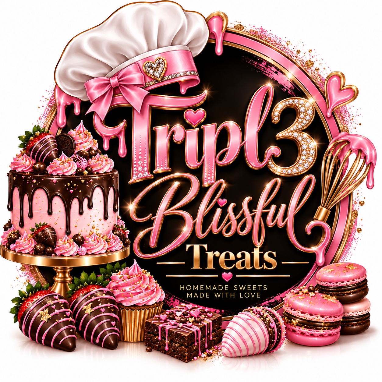 Tripl3 Blissful Treats logo